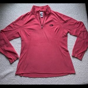 The North Face pink pullover